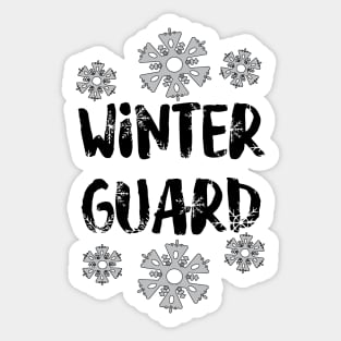 Winter Guard Snowflake Sticker